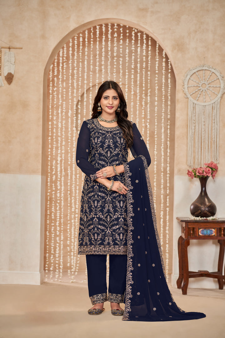 Faux Georgette Salwar Kameez for Women | Elegant & Stylish Traditional Ethnic Wear