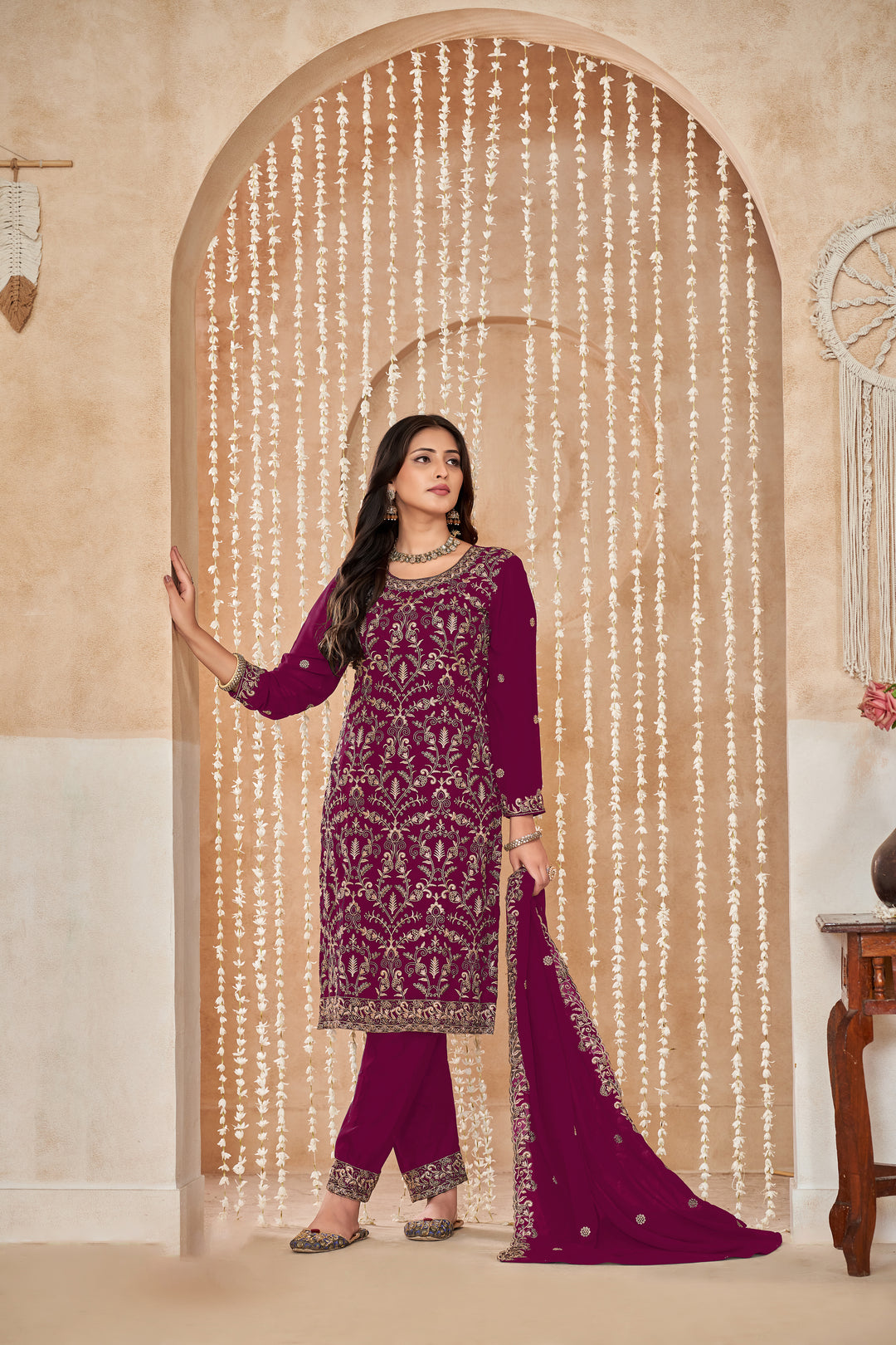 Faux Georgette Salwar Kameez for Women | Elegant & Stylish Traditional Ethnic Wear