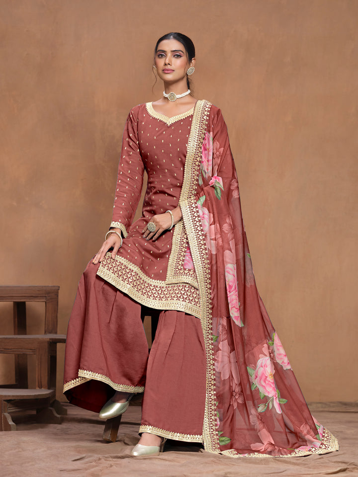 Roman Silk Palazzo for Women | Elegant & Comfortable Ethnic Wear