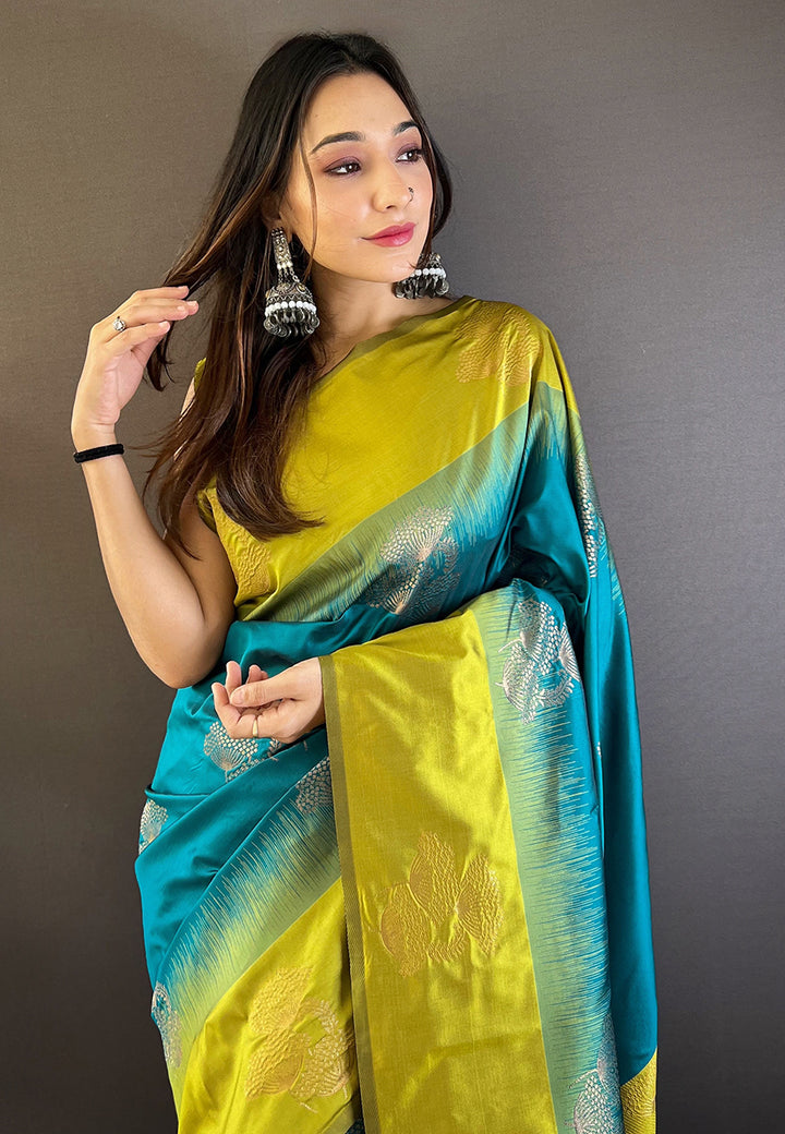 Sophisticated Soft Silk Saree | An Exclusive Designer Masterpiece