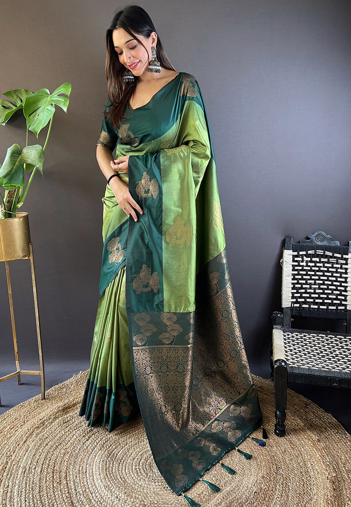 Sophisticated Soft Silk Saree | An Exclusive Designer Masterpiece