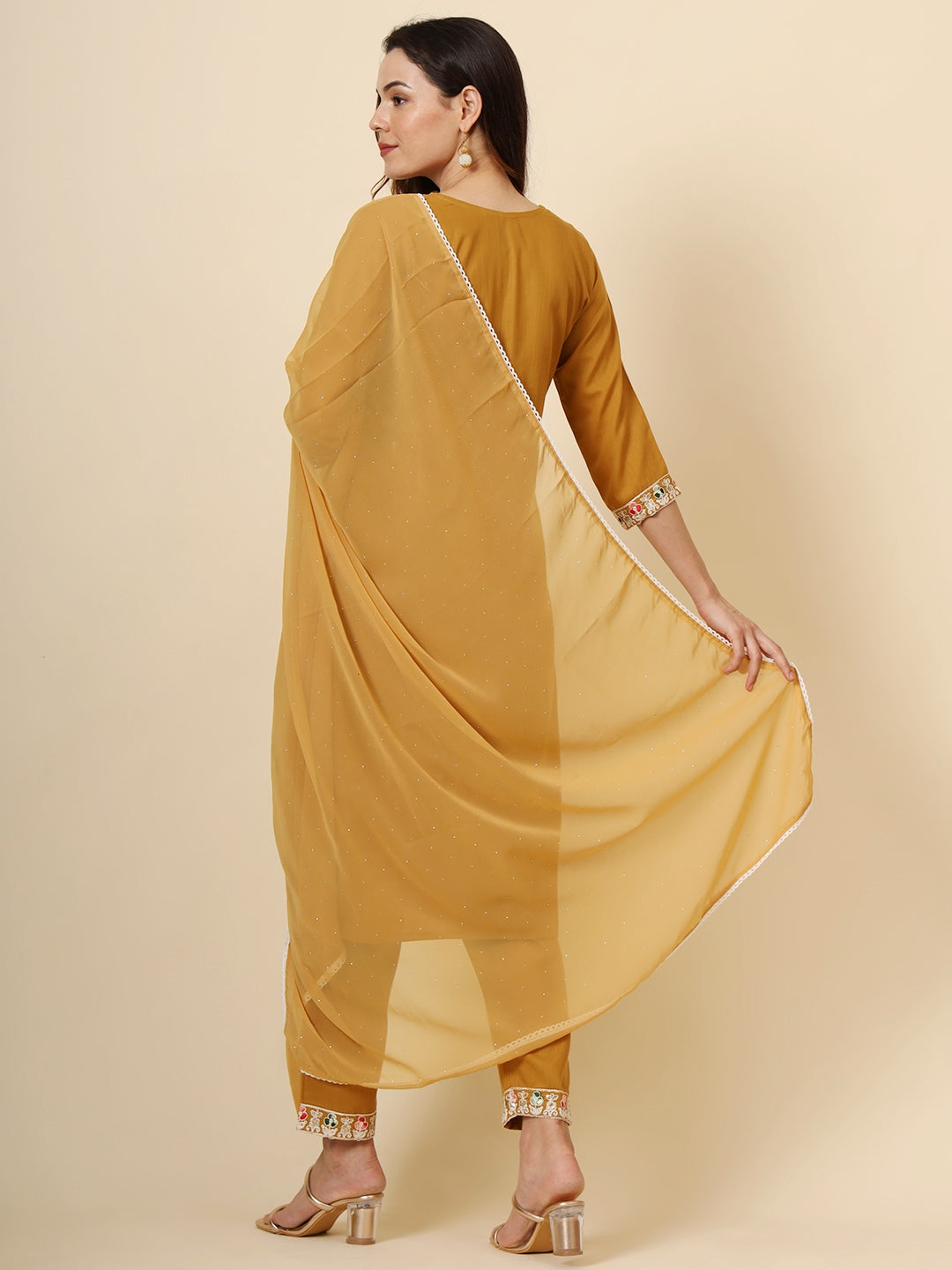 Graceful Cotton Salwar Kameez with Embroidery | Elegant Ethnic Wear for Women