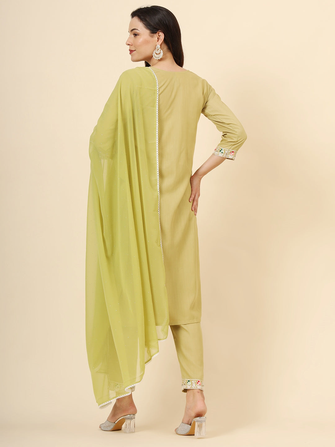 Graceful Cotton Salwar Kameez with Embroidery | Elegant Ethnic Wear for Women