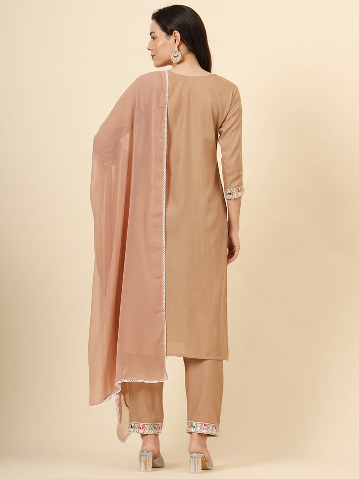 Graceful Cotton Salwar Kameez with Embroidery | Elegant Ethnic Wear for Women