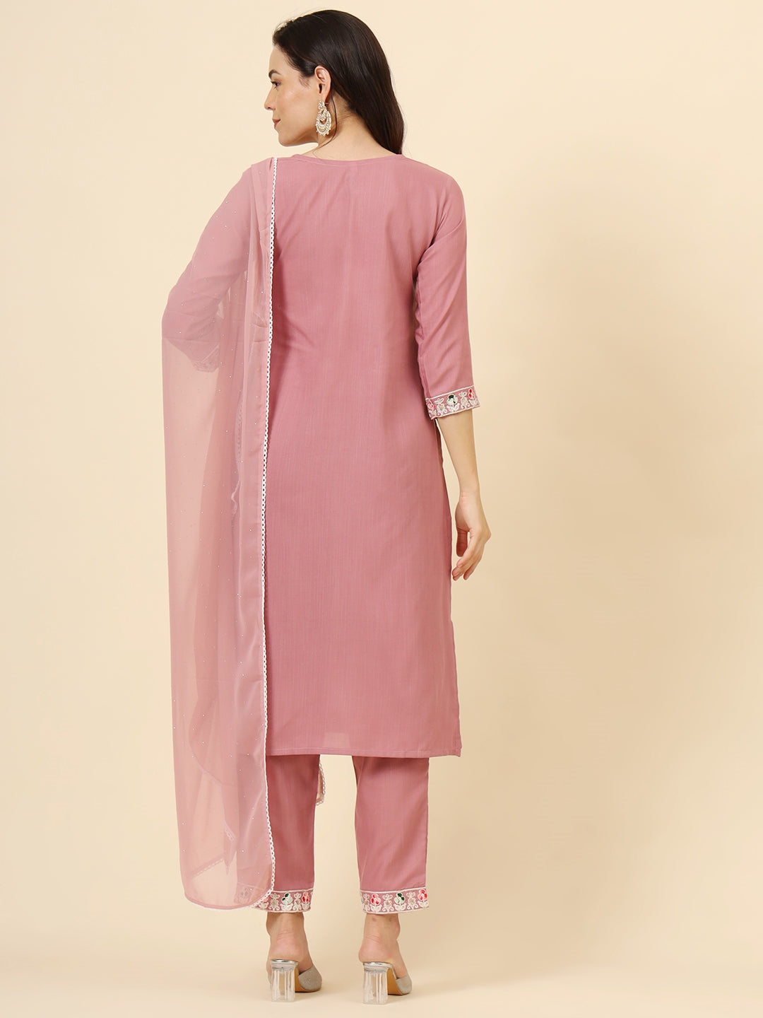 Graceful Cotton Salwar Kameez with Embroidery | Elegant Ethnic Wear for Women