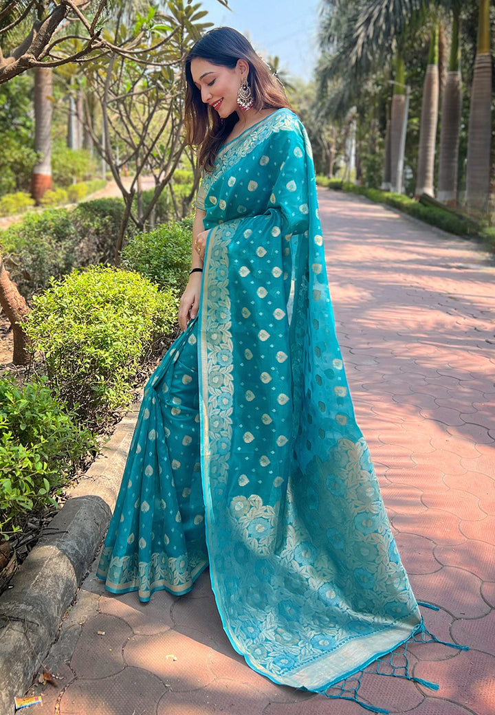 Organza Saree | An Ideal Pick for Weddings and Parties