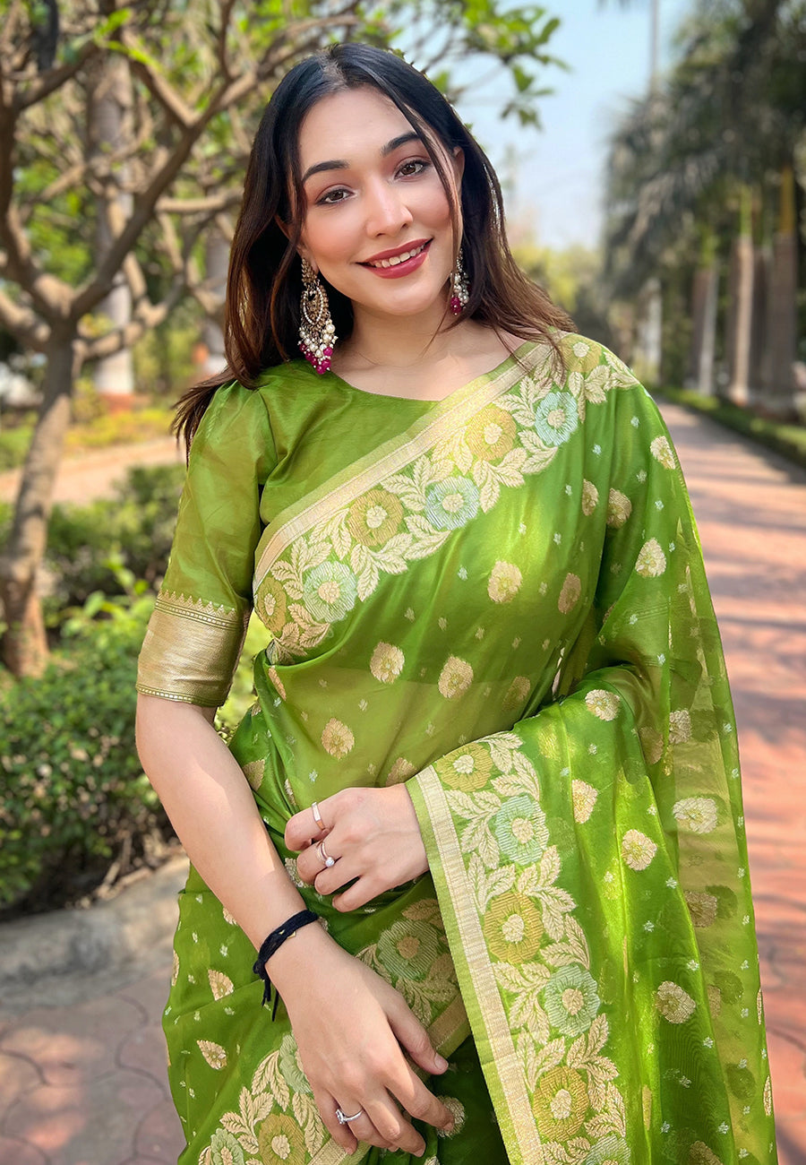 Organza Saree | An Ideal Pick for Weddings and Parties