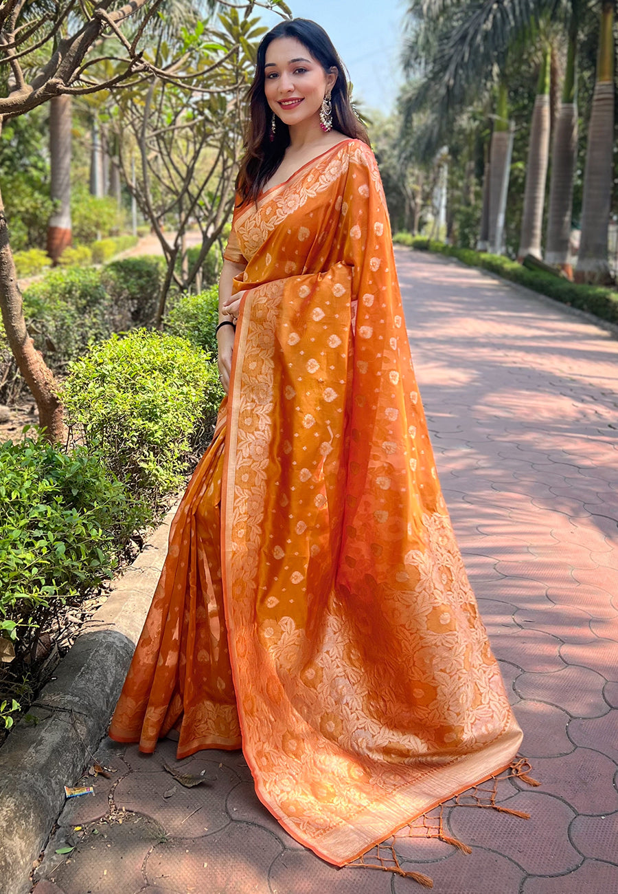 Organza Saree | An Ideal Pick for Weddings and Parties