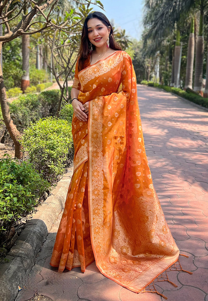 Organza Saree | An Ideal Pick for Weddings and Parties