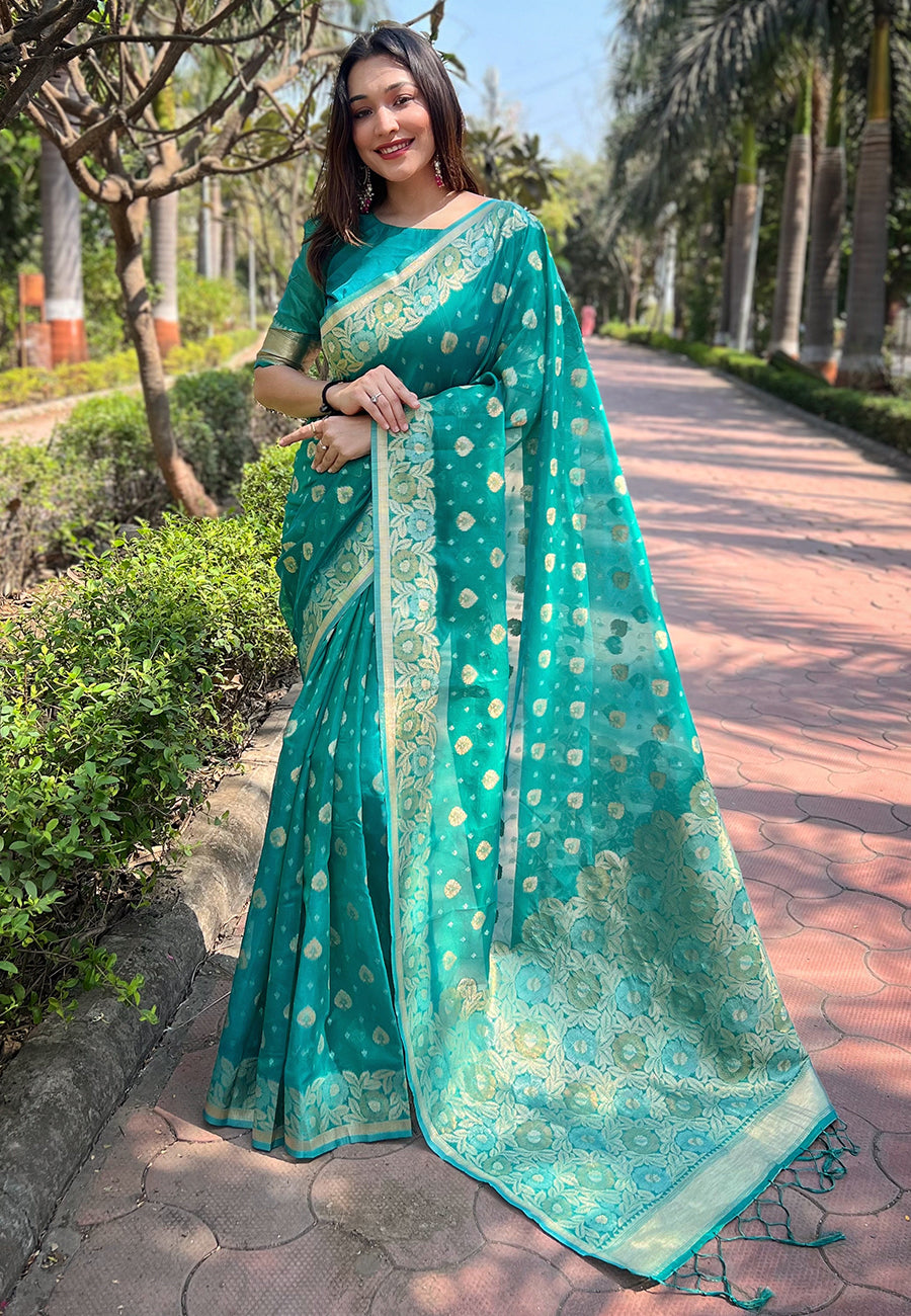 Organza Saree | An Ideal Pick for Weddings and Parties