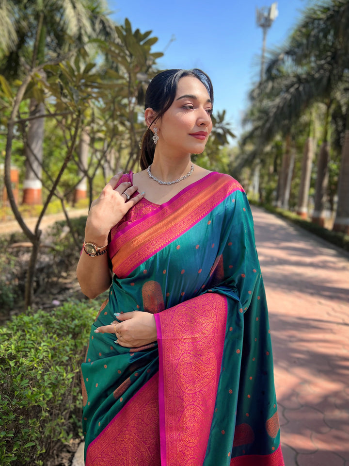 Radiant Soft Silk Saree with Blouse | Perfect for Special Celebrations