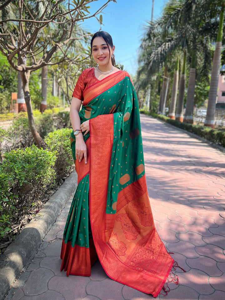 Radiant Soft Silk Saree with Blouse | Perfect for Special Celebrations