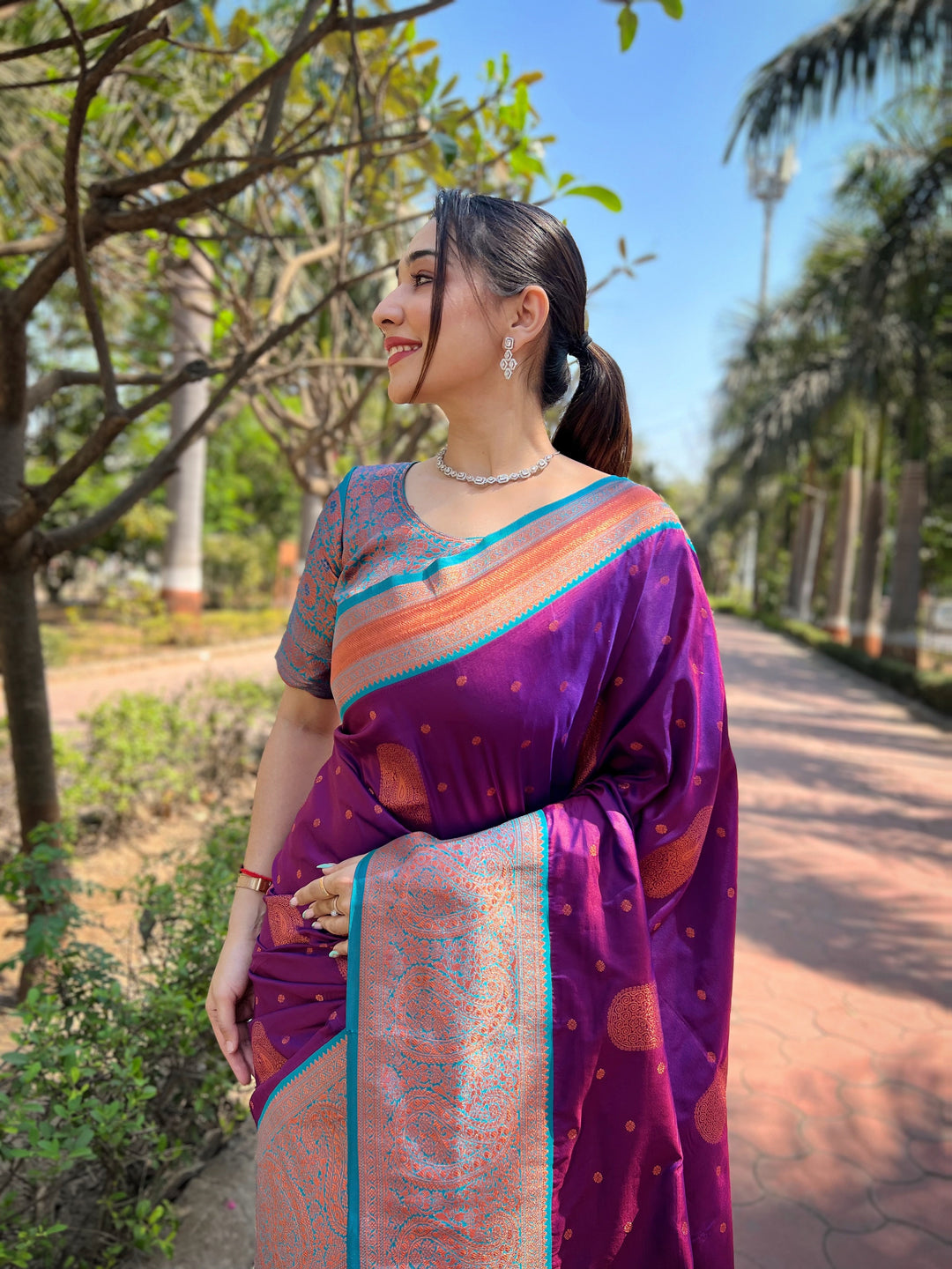 Radiant Soft Silk Saree with Blouse | Perfect for Special Celebrations