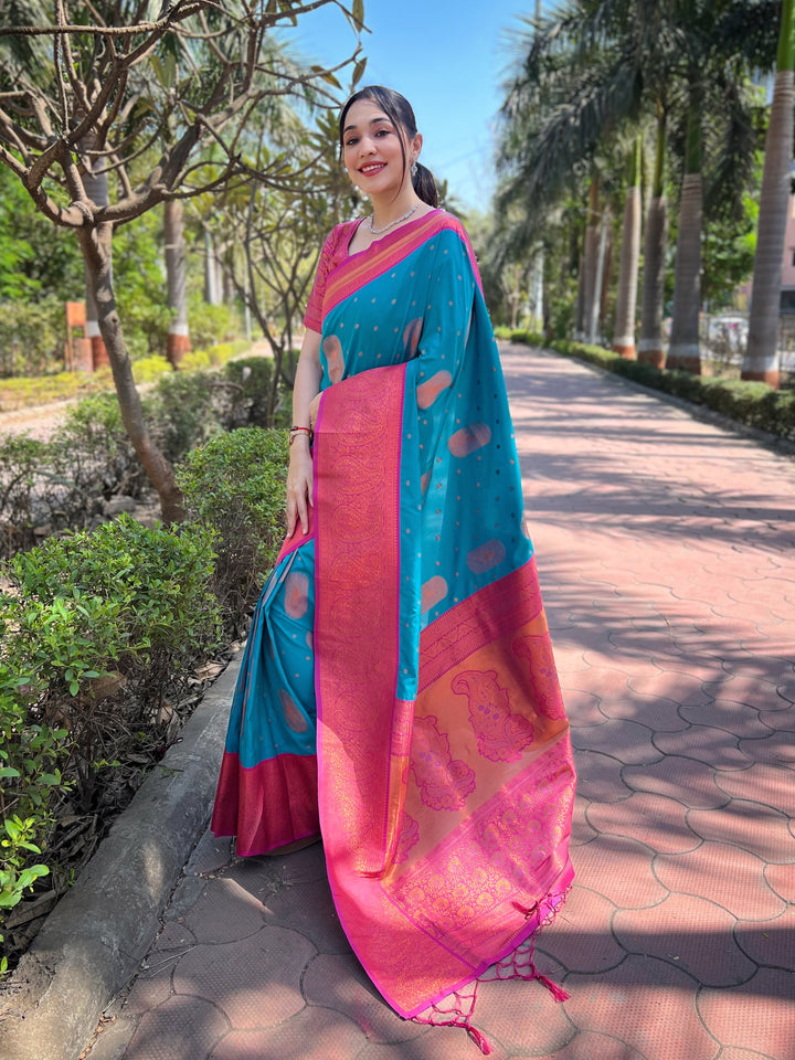 Radiant Soft Silk Saree with Blouse | Perfect for Special Celebrations