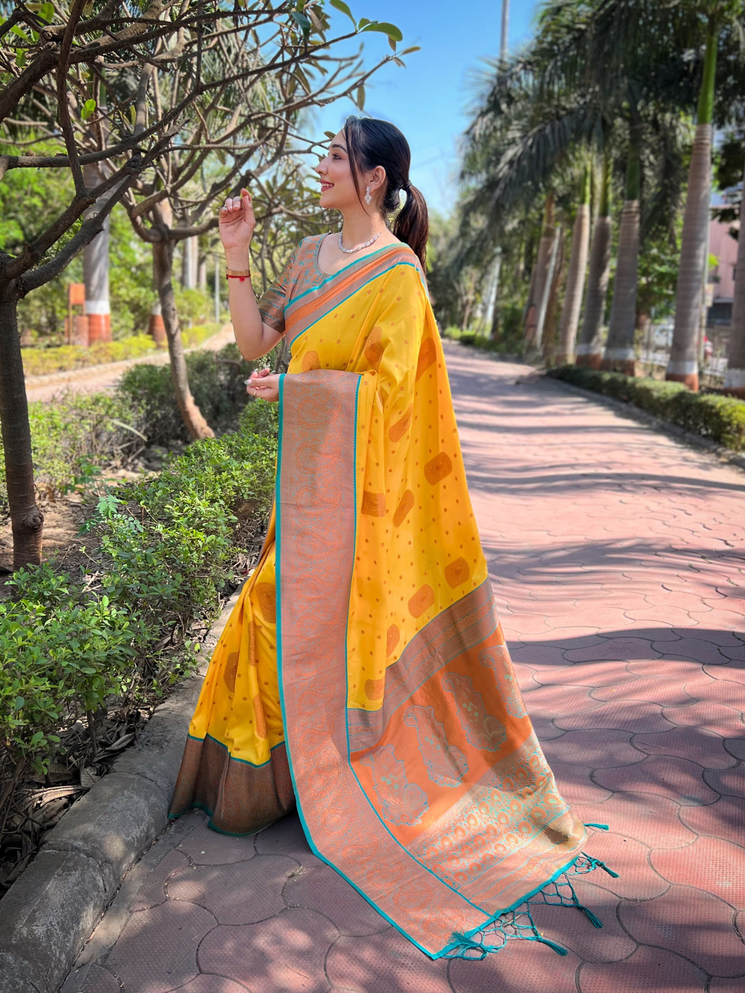 Radiant Soft Silk Saree with Blouse | Perfect for Special Celebrations