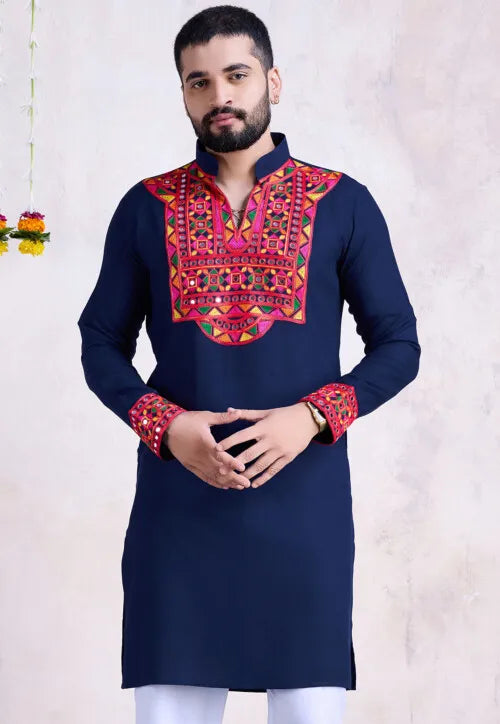 Kurta for Men | Traditional Ethnic Embroidered Kurta for Men