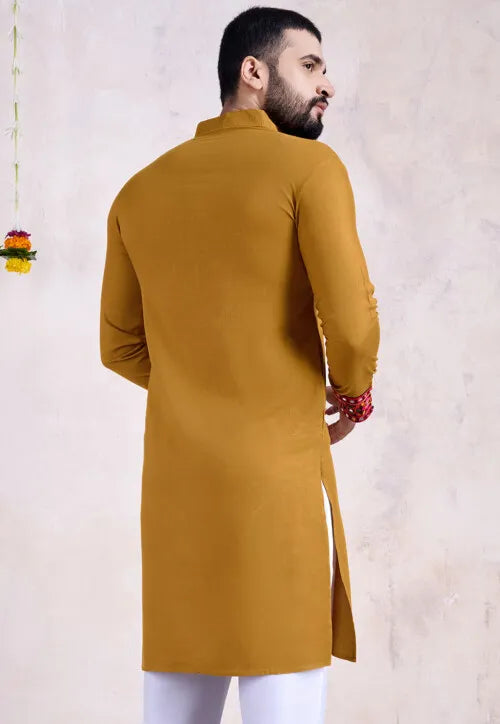 Kurta for Men | Traditional Ethnic Embroidered Kurta for Men