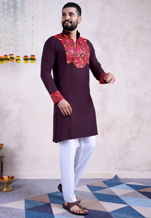 Kurta for Men | Traditional Ethnic Embroidered Kurta for Men