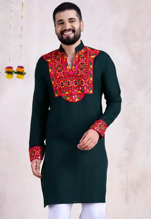 Kurta for Men | Traditional Ethnic Embroidered Kurta for Men