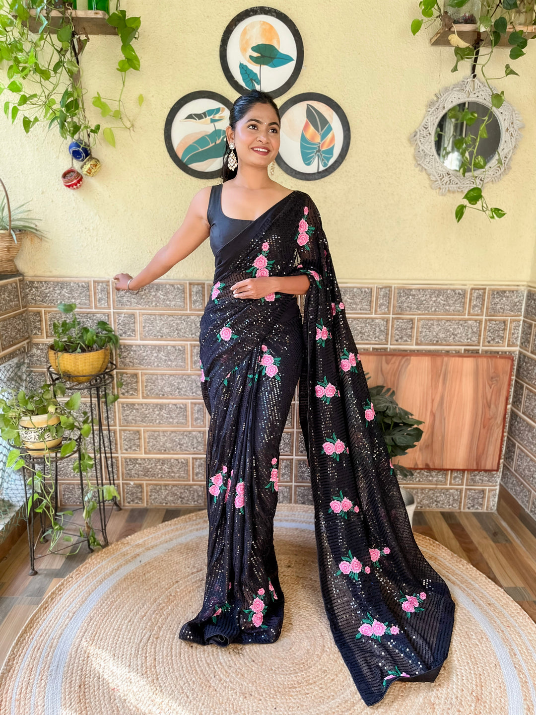 Stylish Georgette Saree | Designed for Grand Celebrations