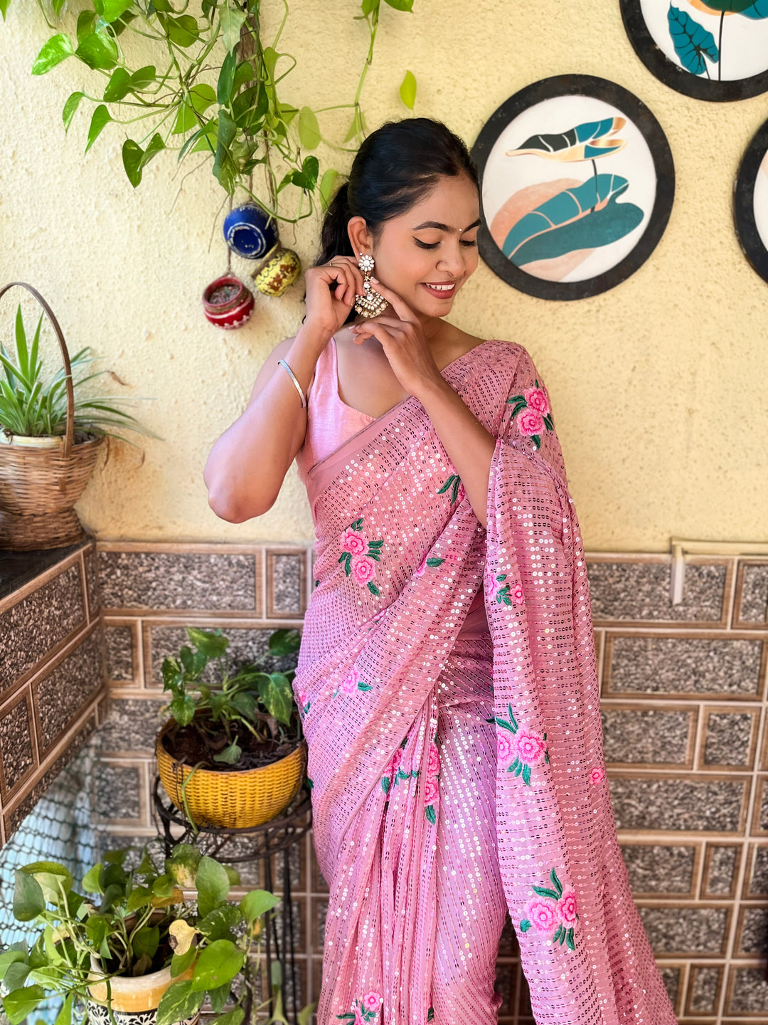 Stylish Georgette Saree | Designed for Grand Celebrations