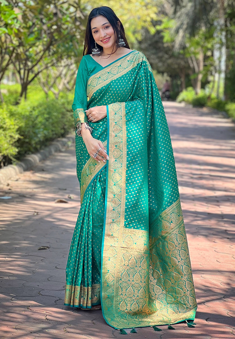 Banarasi Silk Saree | Woven Jari Designer | Perfect for Weddings & Events