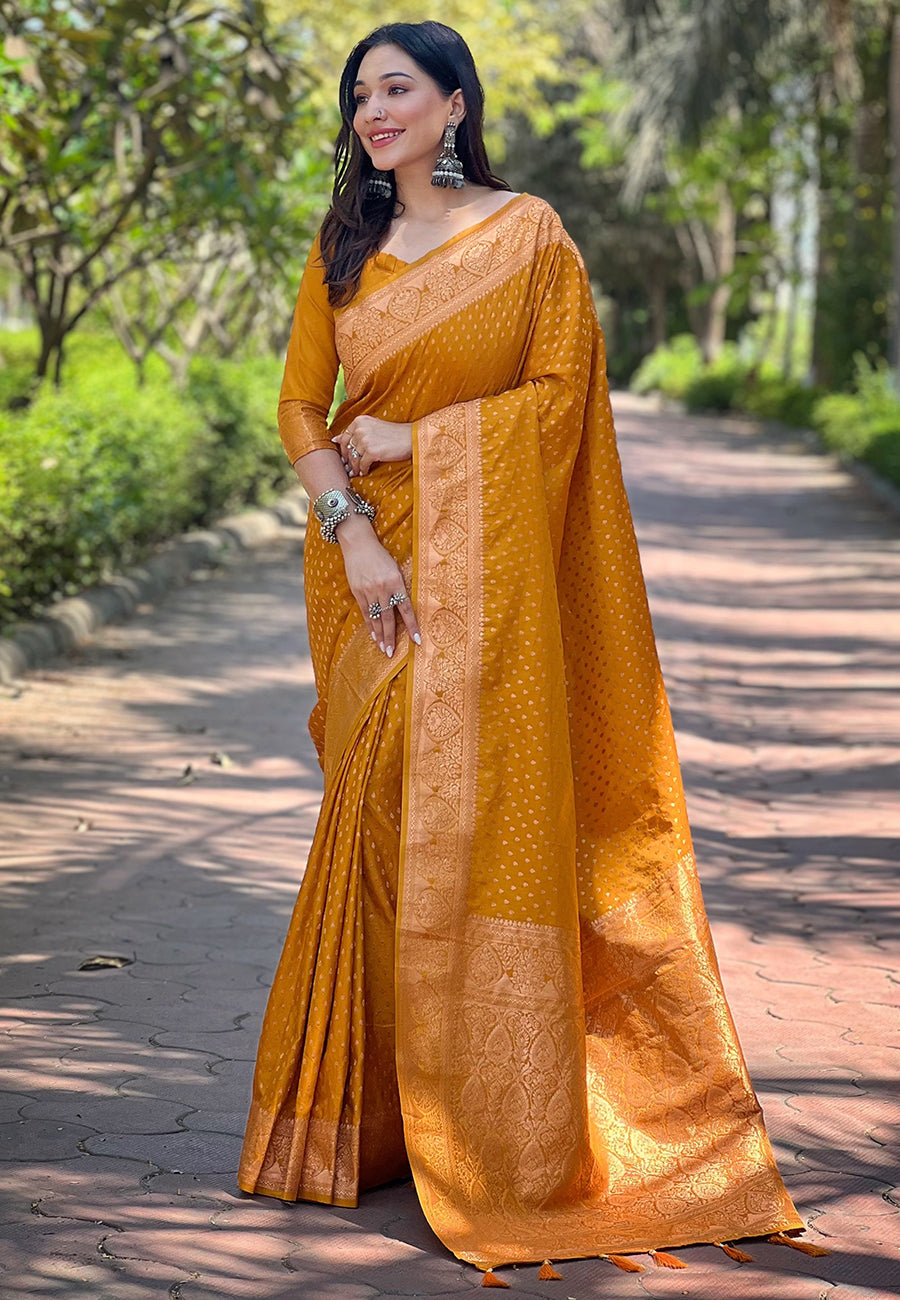 Banarasi Silk Saree | Woven Jari Designer | Perfect for Weddings & Events