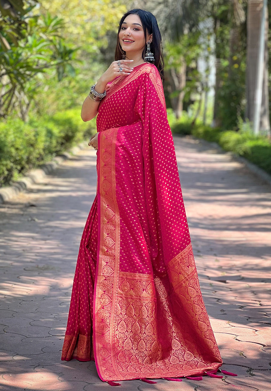 Banarasi Silk Saree | Woven Jari Designer | Perfect for Weddings & Events