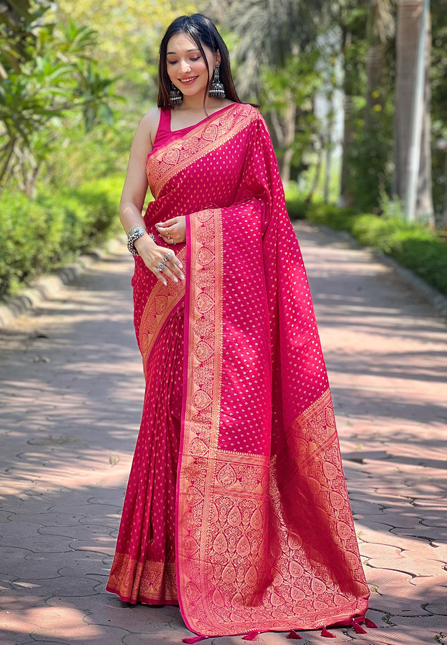 Banarasi Silk Saree | Woven Jari Designer | Perfect for Weddings & Events