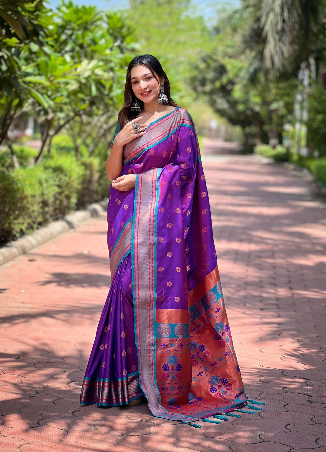 Paithani Silk Saree | Woven Designer Work for Special Events & Weddings