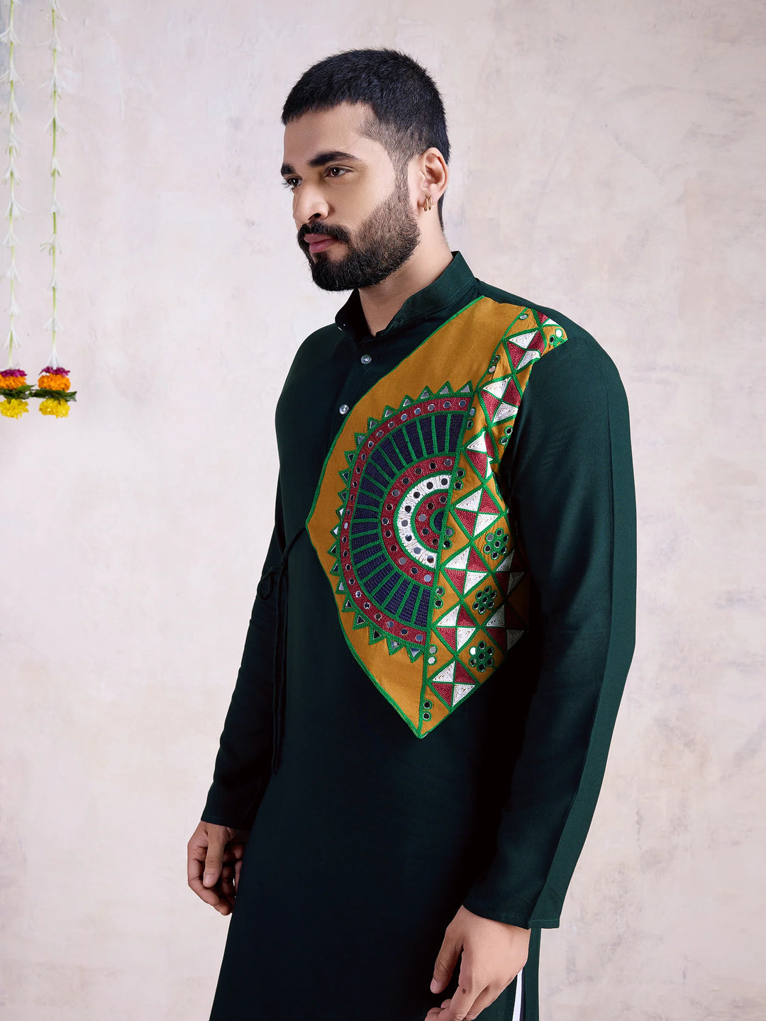 Stylish Rayon Kurta Set | Mirror Embroidery for Special Occasions