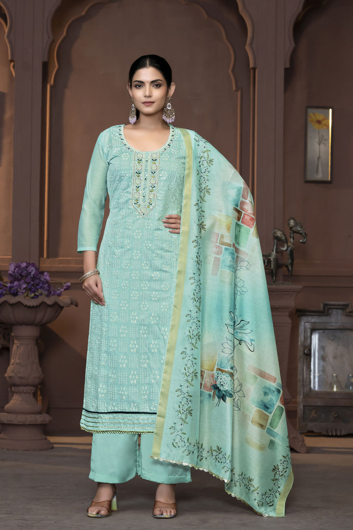 Elegant Modal Salwar Kameez with Intricate Embroidery | Perfect Ethnic Outfit for Women