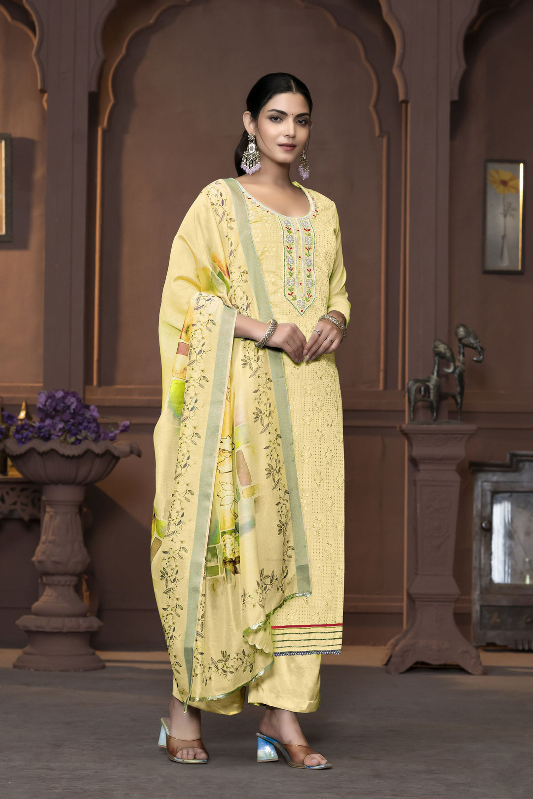 Elegant Modal Salwar Kameez with Intricate Embroidery | Perfect Ethnic Outfit for Women