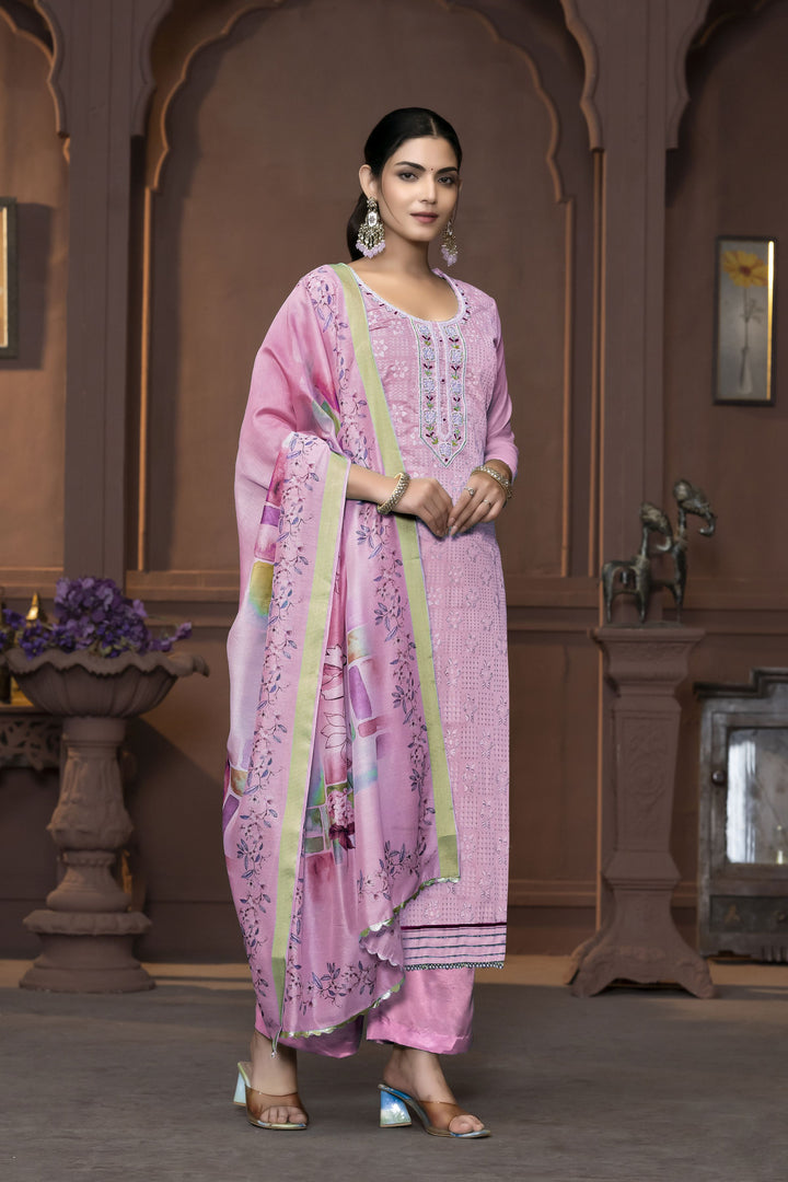 Elegant Modal Salwar Kameez with Intricate Embroidery | Perfect Ethnic Outfit for Women