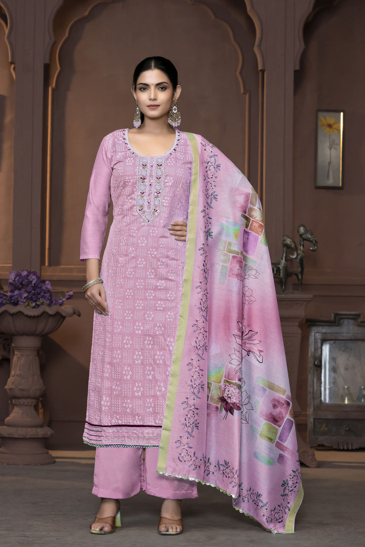 Elegant Modal Salwar Kameez with Intricate Embroidery | Perfect Ethnic Outfit for Women