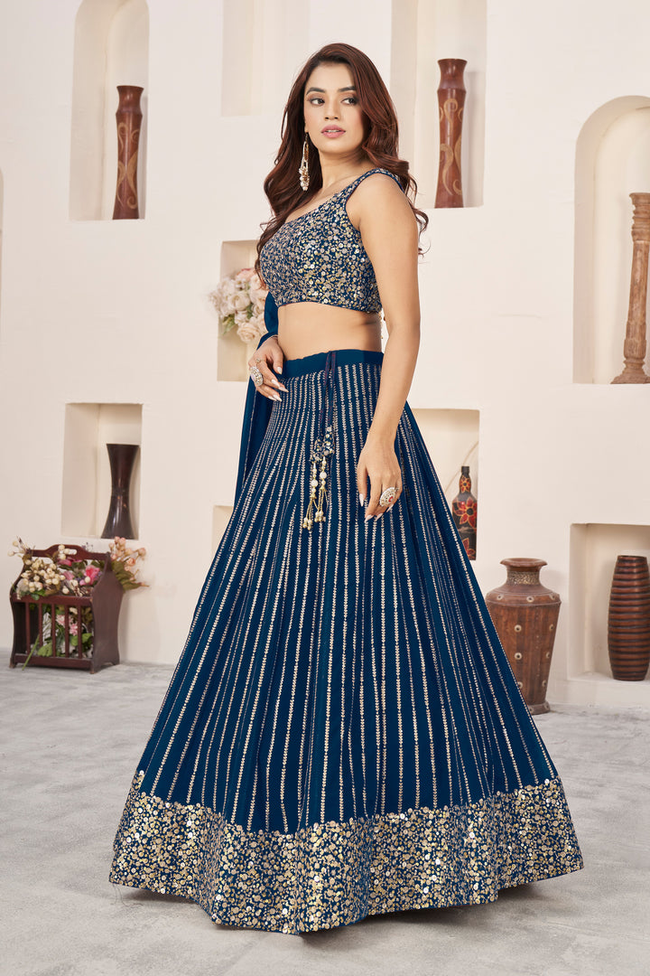 Gorgeous Georgette Lehenga with Dupatta | Perfect for Weddings and Celebrations