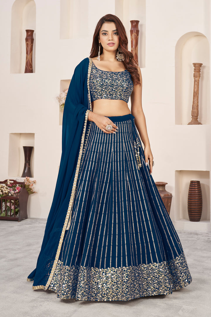 Gorgeous Georgette Lehenga with Dupatta | Perfect for Weddings and Celebrations