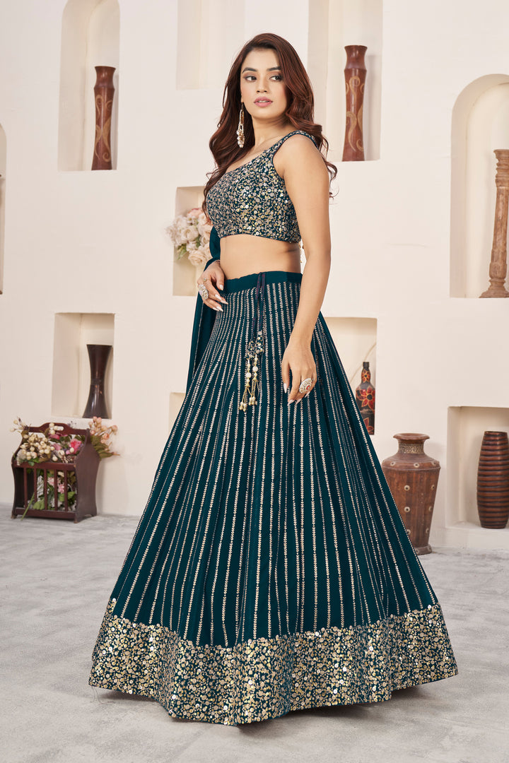 Gorgeous Georgette Lehenga with Dupatta | Perfect for Weddings and Celebrations