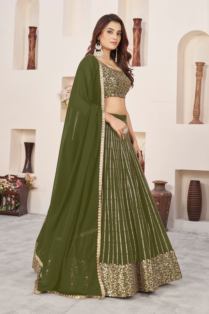 Gorgeous Georgette Lehenga with Dupatta | Perfect for Weddings and Celebrations