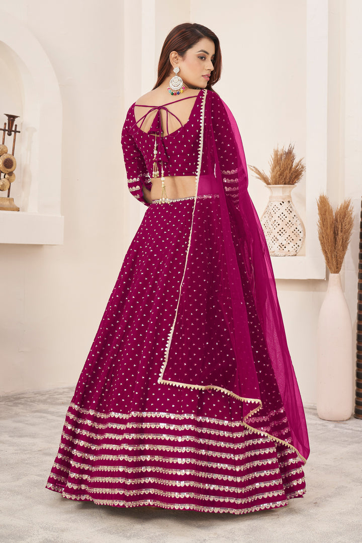 Luxurious Georgette Lehenga with Dupatta | Elegance Redefined for Brides