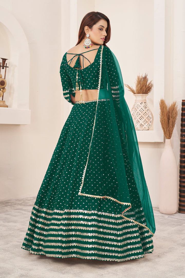 Luxurious Georgette Lehenga with Dupatta | Elegance Redefined for Brides