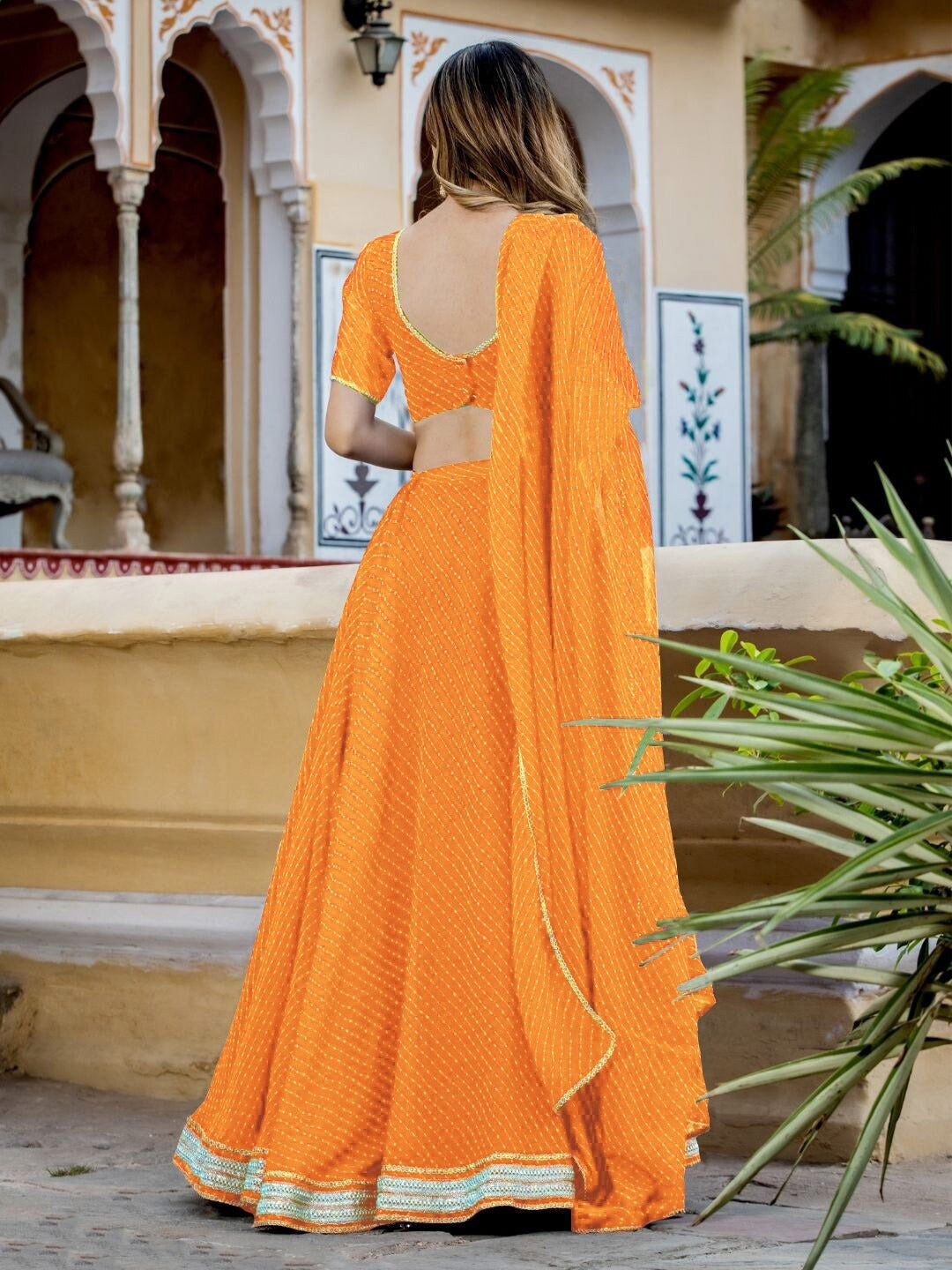 Exquisite Georgette Lehenga with Dupatta | Crafted for Timeless Elegance