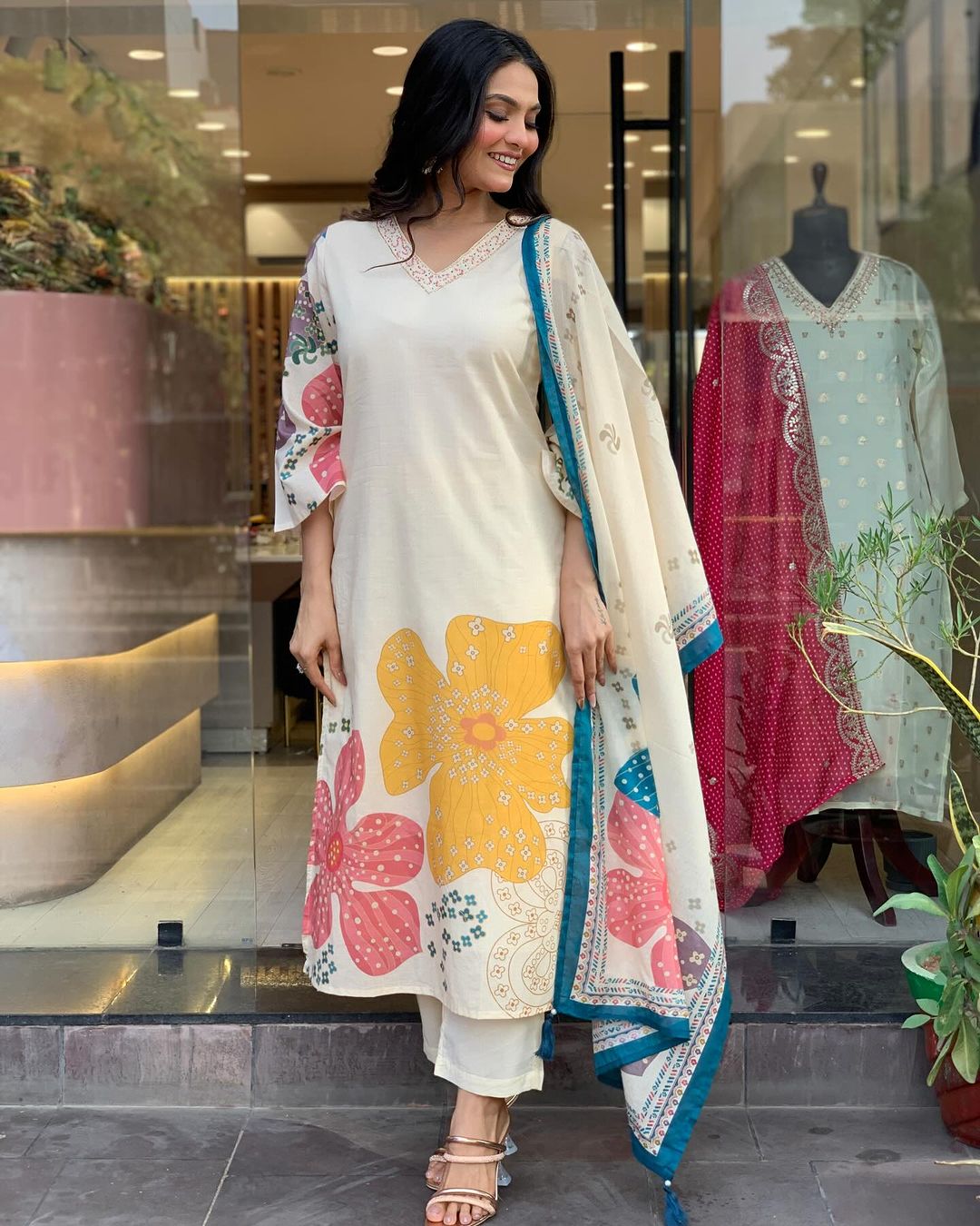 Elegant Cotton Salwar Kameez with Traditional Prints | Comfortable & Stylish Ethnic Wear