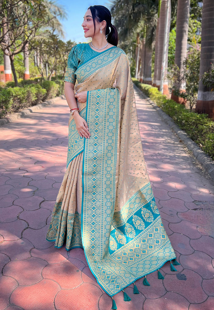 Tissue-Silk Saree | Designer Weaving-Jari | Perfect for Weddings & Festive Events