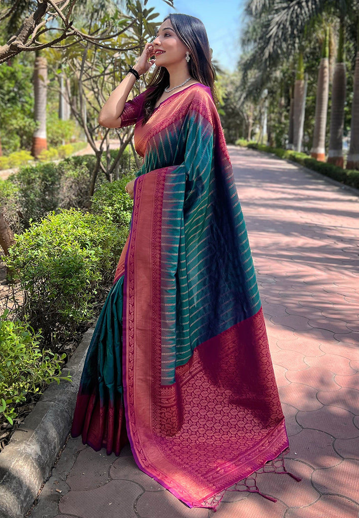 Breathtaking Soft Silk Saree with | Unmatched Beauty for Grand Occasions