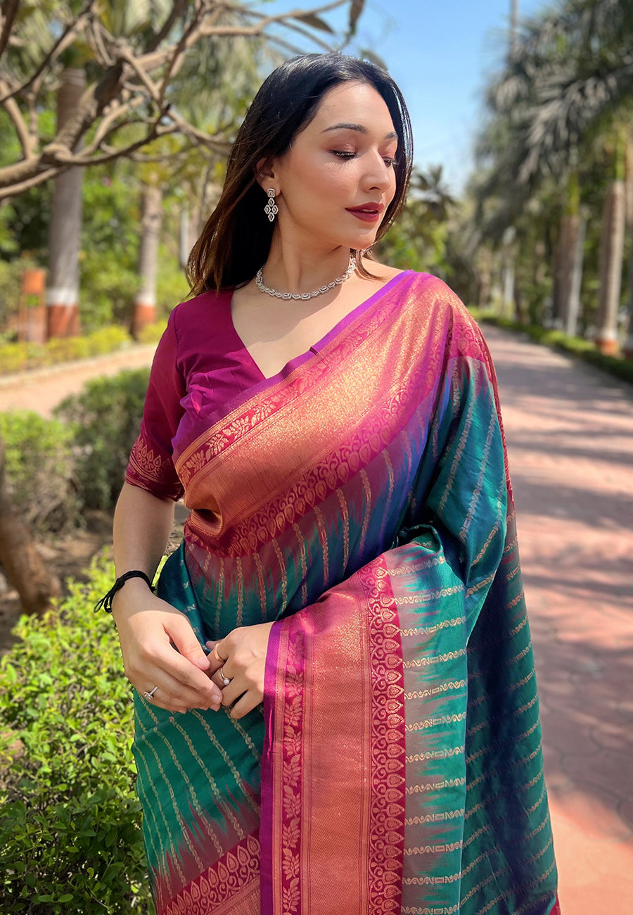 Breathtaking Soft Silk Saree with | Unmatched Beauty for Grand Occasions