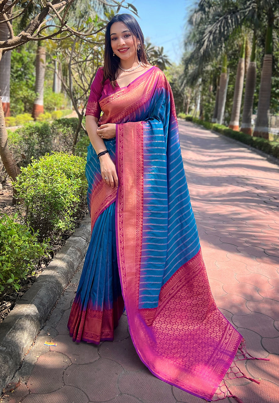 Breathtaking Soft Silk Saree with | Unmatched Beauty for Grand Occasions