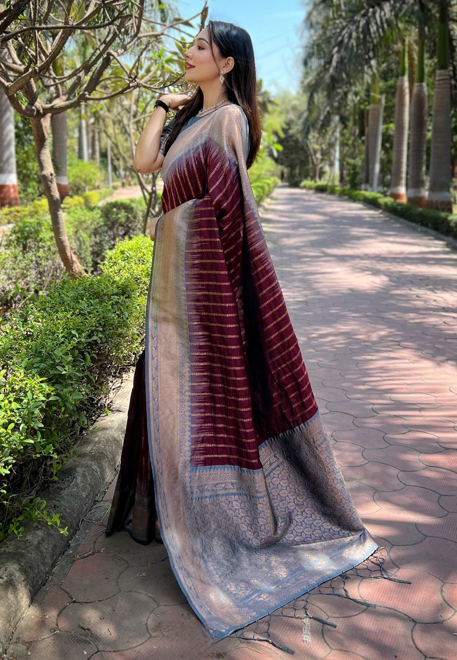 Breathtaking Soft Silk Saree with | Unmatched Beauty for Grand Occasions