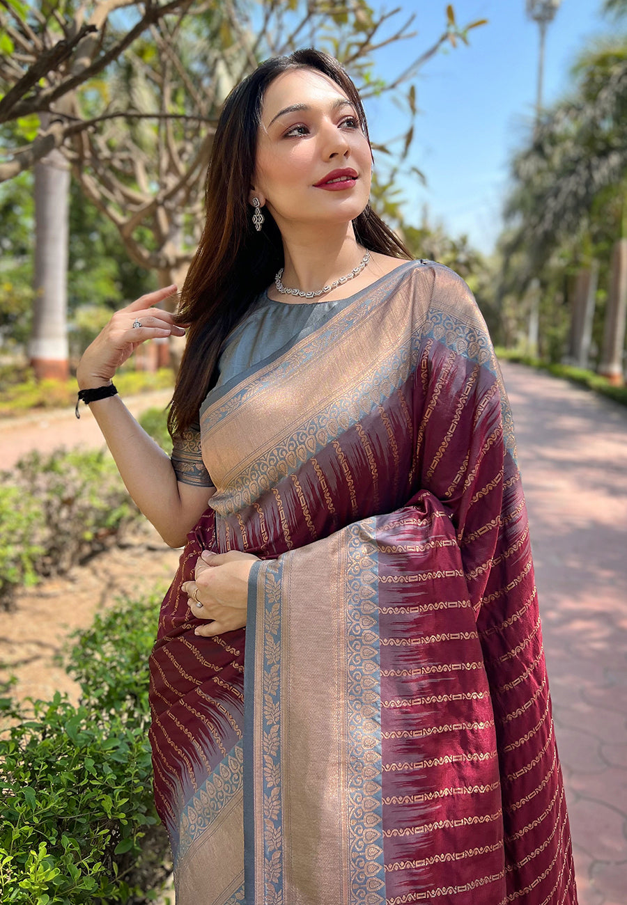 Breathtaking Soft Silk Saree with | Unmatched Beauty for Grand Occasions