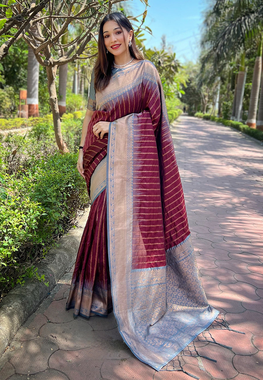 Breathtaking Soft Silk Saree with | Unmatched Beauty for Grand Occasions